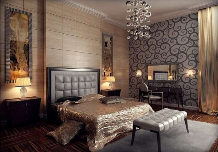 Спальня в стилі арт-деко (38 фото): розкіш і затишок