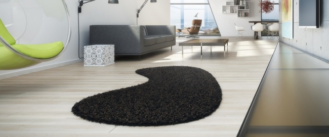 Строгість і лаконізм: вибираємо ідеальний чорний килим для інтерєру