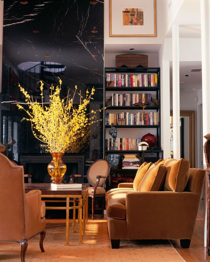 Колір охра в інтерєрі: створюємо витончений дизайн квартири в янтарно-медової гамі