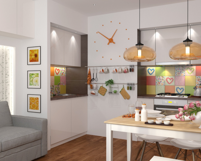 Як облаштувати дизайн невеликої кухні 7 кв. м? Поради дизайнерів по плануванні і обробці