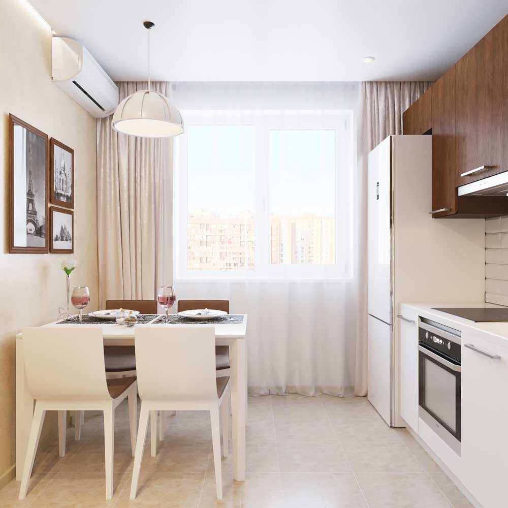 Як облаштувати дизайн невеликої кухні 7 кв. м? Поради дизайнерів по плануванні і обробці