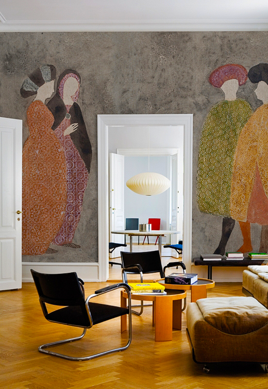 Картини і малюнки з рідких шпалер: перетворюємо звичайні стіни в яскраві арт-обєкти