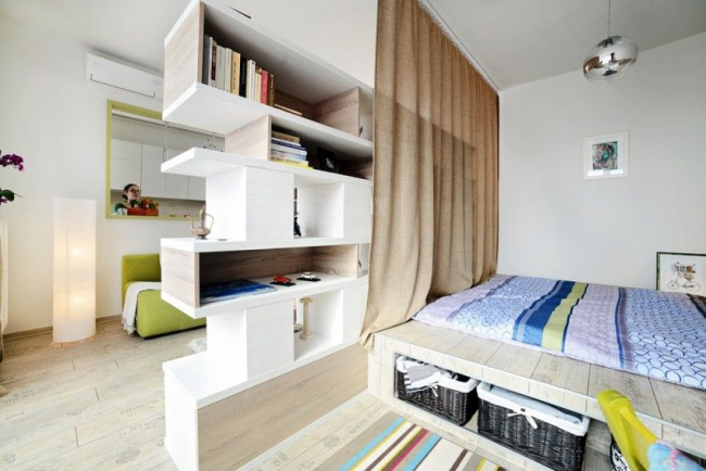 Обєднуючи простір: плануємо стильний дизайн спальні-вітальні 16 кв. м