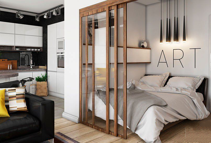 Обєднуючи простір: плануємо стильний дизайн спальні-вітальні 16 кв. м