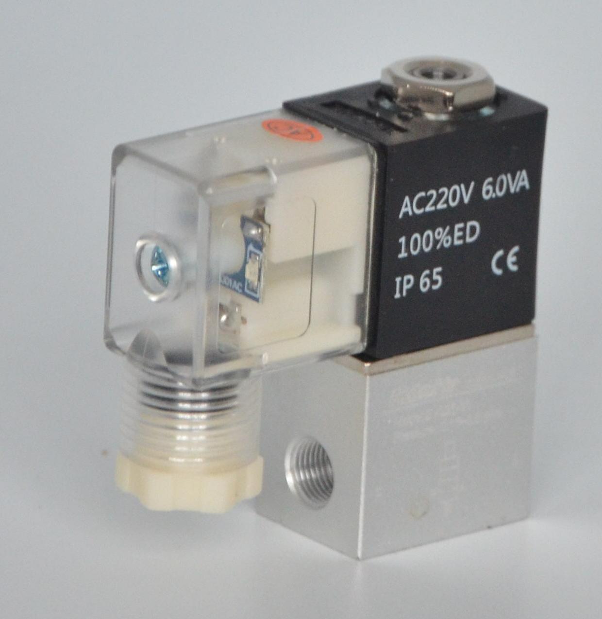 електромагнітний клапан в розрізі