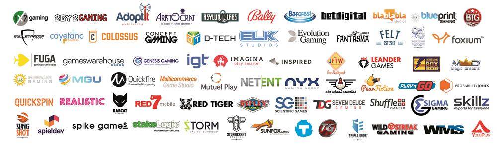 online casino game providers logos