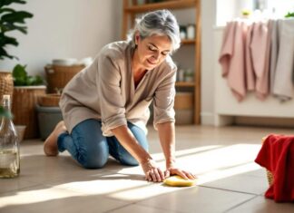 How to fix crumbling tile grout before starting